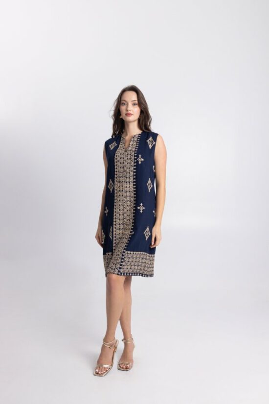 Open Fashion φόρεμα μίνι με κεντητές λεπτομέρειες