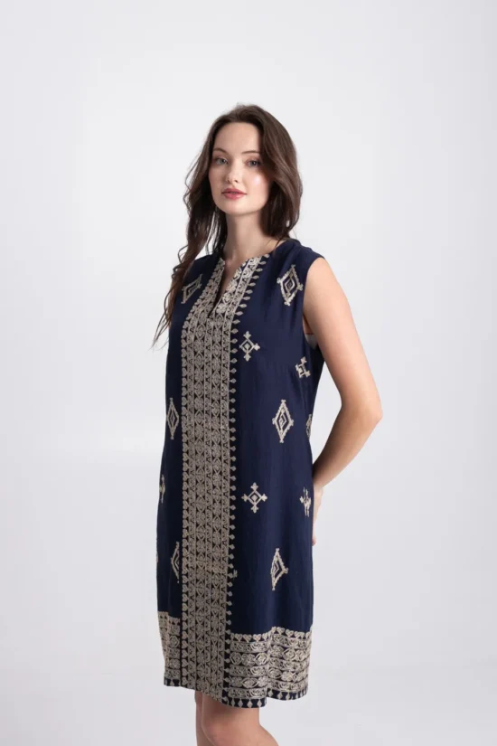 Open Fashion φόρεμα μίνι με κεντητές λεπτομέρειες