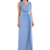 Φόρεμα maxi half πλισέ