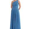 Φόρεμα maxi glitter one shoulder