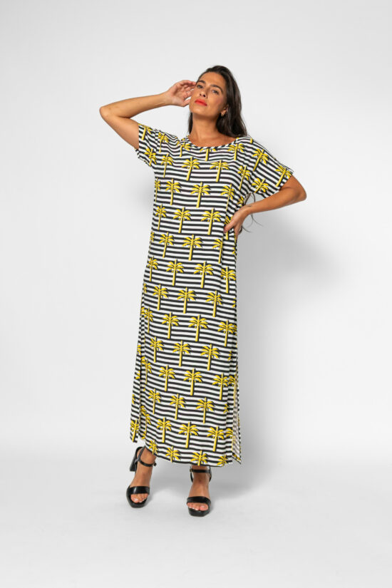 Lolina φόρεμα maxi Tropical