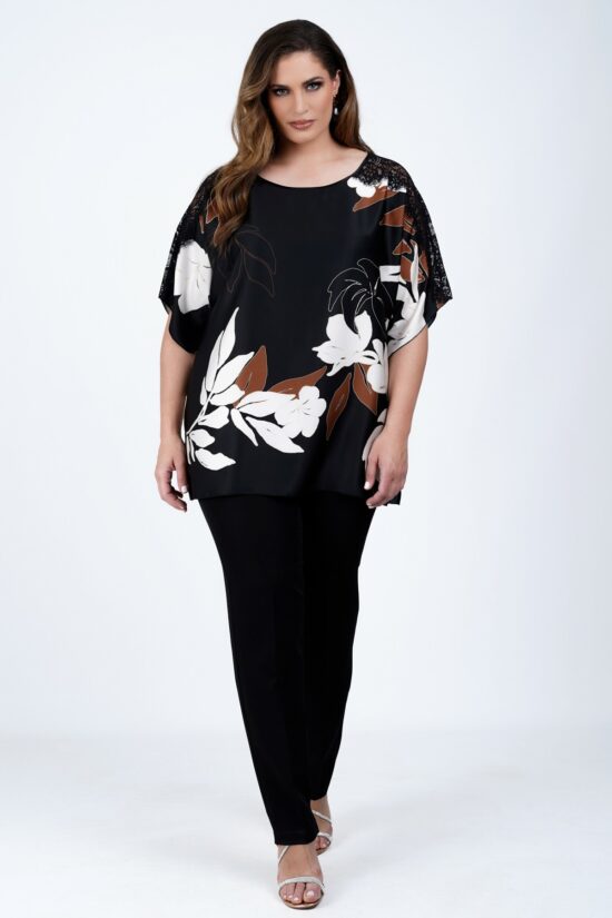 Dina XL exotic print μπλούζα