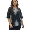 Μπλούζα με broderie λεπτομέρειες