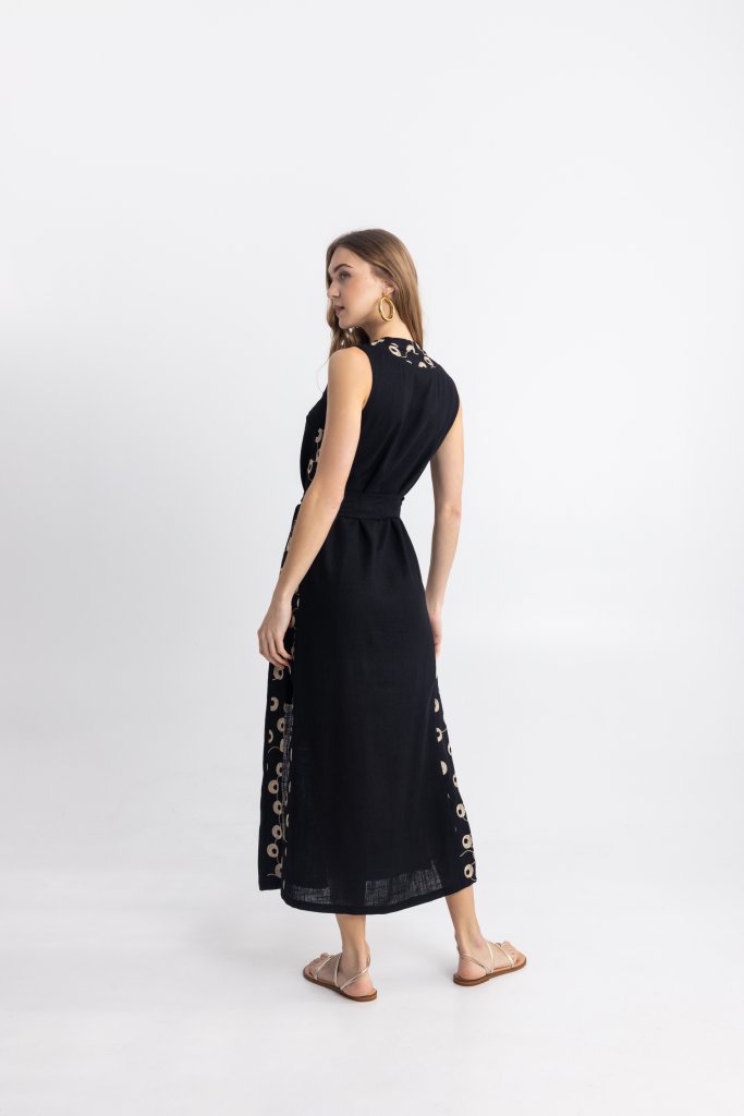 Open Fashion φόρεμα με χρυσές λεπτομέρειες Γυναικεία ρούχα Forel Access Fashion Open Fashion Derpouli | Prive Fashion Boutique Open Fashion φόρεμα με χρυσές λεπτομέρειες